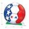 9.25" United States 3D Soccer Ball Centerpieces, 2ct.